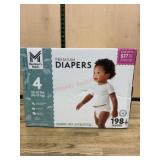 Size 4 Premium Diapers, 198 Count