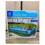 Inflatable Family Pool, 10 ft Long