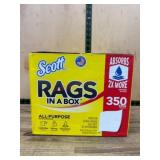 Scott Rags in a Box, 350 Count