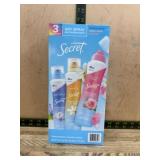 Secret Dry Spray Antiperspirant 3-Pack