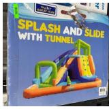 Inflatable Splash and Slide With Tunnel