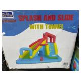 Inflatable Splash and Slide With Tunnel