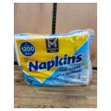 Pack of 1200 Disposable Napkins