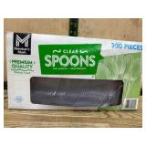 300 Clear Plastic Spoons