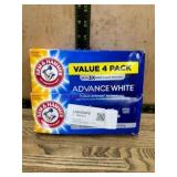 Arm & Hammer Advance White Toothpaste, 4-Pack