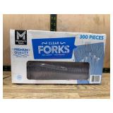 300 Clear Plastic Forks