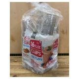 Package of 132 Clear Disposable Cups