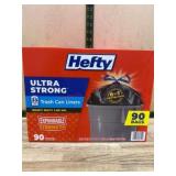 Hefty Ultra Strong Trash Can Liners, 90 Count