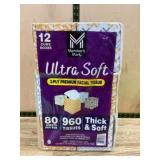 12-Pack 3-Ply Premium Facial Tissue
