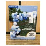 Blueberry Twist Reusable Inflatable Balloon Garlan