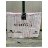 Extra-Large Disposable Underpads, 25-Count