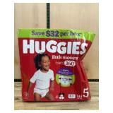 Huggies Little Movers Size 5 Diapers, 144 Count