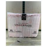 Pack of XL Total Protection Underpads, 25 Ct