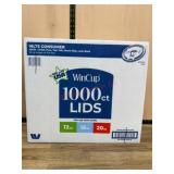 WinCup 1000-Count Disposable Lids