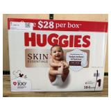 Huggies Skin Essentials Diapers, 184-Count