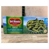 Del Monte Cut Green Beans, 8 Can Pack