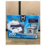 200 Tall Kitchen Bags With Drawstrings