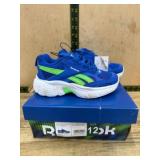 Reebok Blue and Green Athletic Shoes, Size 12K