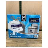 200 Tall Kitchen Bags with Drawstring