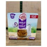 Nestle Coffee Mate Half & Half Creamer, 180 Count