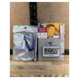 Digital Fridge & Freezer Thermometer with Clip