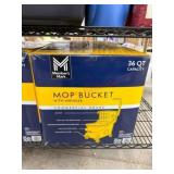 Yellow Commercial Mop Bucket with Wringer