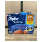 Ziploc Freezer Bags, 216 Quart-Size