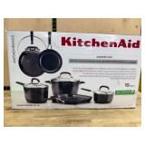 KitchenAid 10-Piece Hard-Anodized Cookware Set