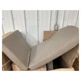 Two Gray Outdoor Cushions