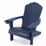Navy Blue Adirondack Outdoor Chair