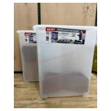 Two Weatherproof Storage Bins