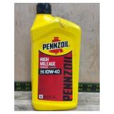 Pennzoil High Mileage Motor Oil SAE 10W-40