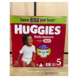 Huggies Little Movers Size 5 Diapers, 144 Count