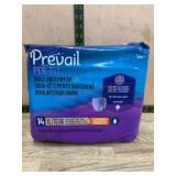 Package of Prevail Per-Fit Daily Underwear, XL, 14