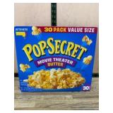 Pop Secret Movie Theater Butter Popcorn, 30-Pack
