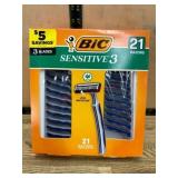 Bic Sensitive 3 Disposable Razors, 21-Pack