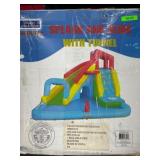 Inflatable Splash and Slide With Tunnel
