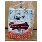 Chinet 16 oz Insulated Cups With Lids, 70 Count