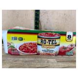7 Cans of Diced Tomatoes and Green Chilies