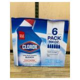 Clorox Toilet Bowl Cleaner Bleach, 6-Pack