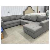 Damaged Dylan  6 seat storage sectional-