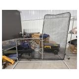 L screen for baseball hitting practice and drills
