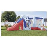 Climb and bounce inflatable bounce house. Stock