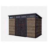Keter pent 11x7 outdoor shed MSRP $2075