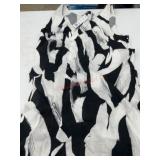 Black and White Women's Small Sleeveless Dress