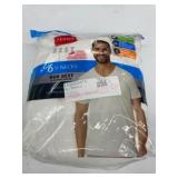 Pack of 6 Hanes Men's V-Neck Shirts, 2XL