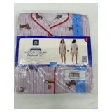 Women's Two-Piece Notch Collar Pajama Set
