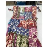 Women's Large Multicolor Patchwork Dress
