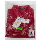 Men's XL Stretch Pique Polo Shirt in Red