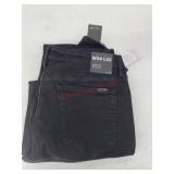 Men's Slim Fit Black Jeans, Size W34 L32